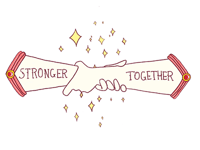 Stronger Together art digital drawing illustration painting