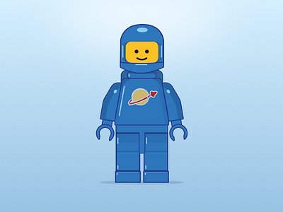 Everything is Awesome! illustration lego mini figure space