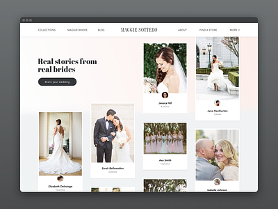 Brides cards layout pinterest staggered web website wedding