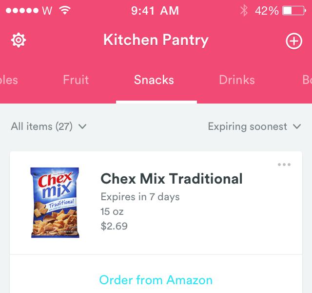 Design Challenge Pantry App by Zarin Ficklin for HQ on Dribbble