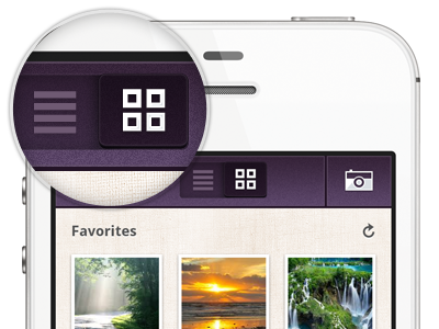 View Toggle app ios nav photo switch toggle ui view