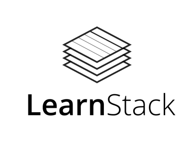 Learn Stack Logo logo paper stack