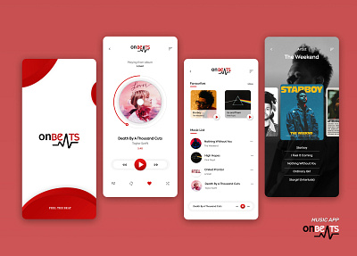OnBeats music app music app ui