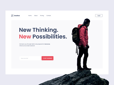 Daily UI Challenge #003 - Landing Page