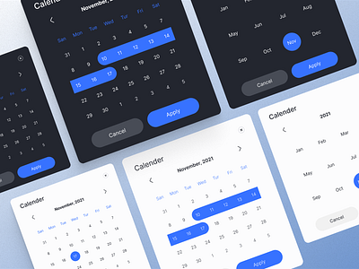 Calendar UI components