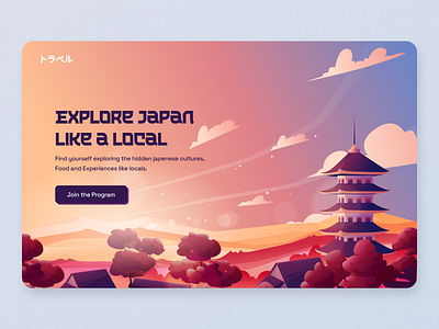 Explore Japan Like a Local - Travel Web Design