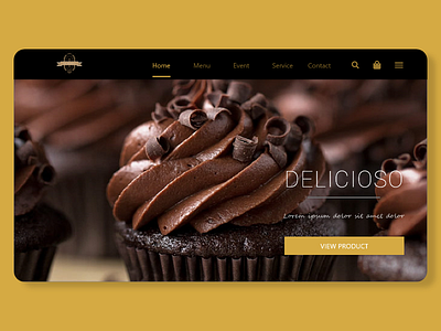 Cake web art design illustrator logo redesign typography ui ux web website