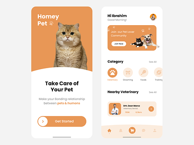 Homey Pet - Redesign art branding design flat illustration logo redesign ui ux