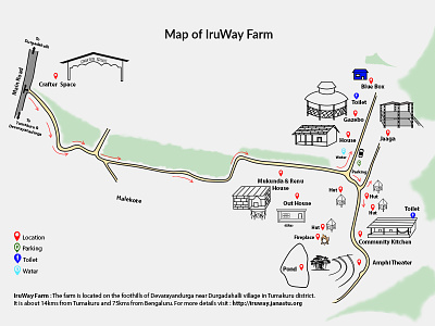 IruWay Map illustration website