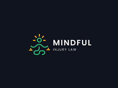 Mindful logo for a law firm. art branding clean design illustration logo minimal vector