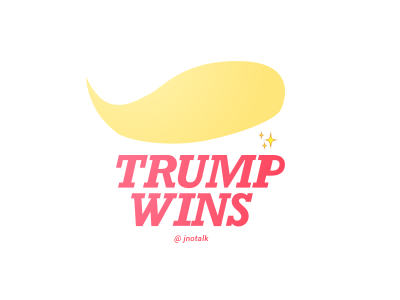 trump wins icon
