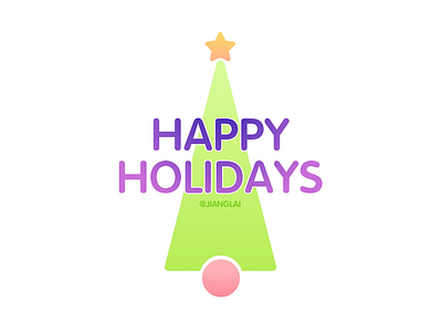 happy holidays design graphic