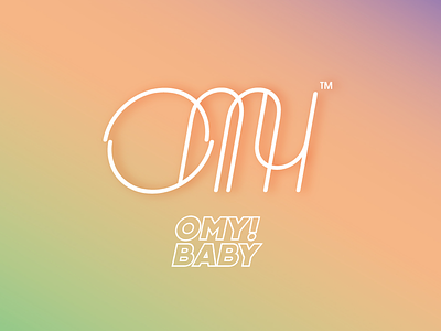 OH MY BABY ai design logo