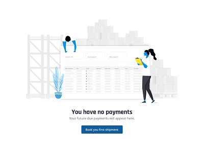 Empty State payment page