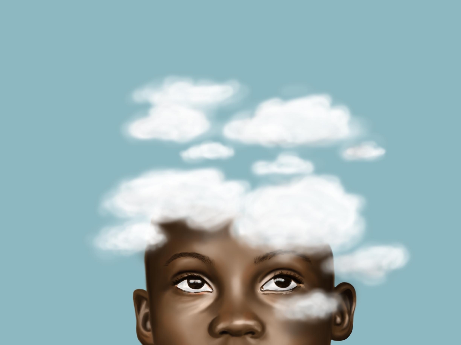 Head in the clouds by Marlene on Dribbble