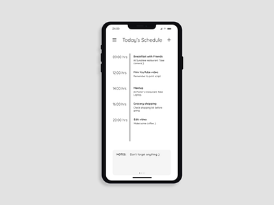 Daily UI Day 071: Schedule daily 100 challenge daily ui dailyui day 071 day 71 design mobile mobile app mobile design mobile ui schedule schedule app ui ux