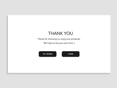 Daily UI Day 077: Thank you component component design components daily daily 100 challenge daily ui dailyui day 077 day 77 design thank you thank you page thanks thankyou ui ux web webdesign