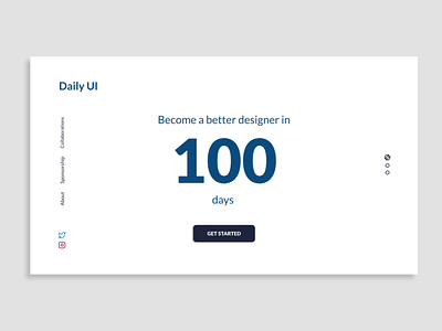 Daily UI Day 100: Redesign Daily UI Landing Page daily daily 100 challenge daily ui dailyui day 100 design landing page redesign redesign concept redesigned ui ux web web design web redesign webdesign