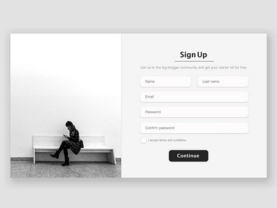 Daily UI Day 001: Sign Up
