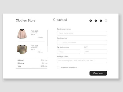 Daily UI Day 002: Credit Card Checkout daily daily 100 challenge daily ui dailyui design ui ux web