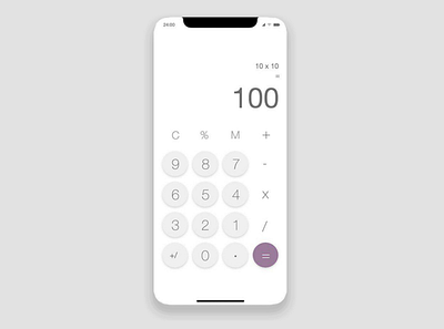 Daily UI Day 004: Calculator calculator calculator app calculator ui daily daily 100 challenge daily ui dailyui design ui ux web