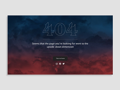 Daily UI Day 008: 404 Page 404 404 error 404 error page 404 not found 404 page daily daily 100 challenge daily ui dailyui design ui ux web