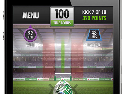 Heineken Rugby iPhone Game