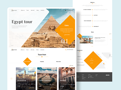 Сorporate website for a travel company landing page travel travel company travel website