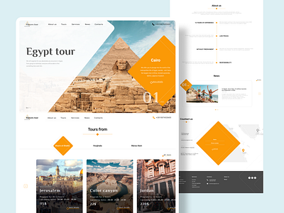 Сorporate website for a travel company