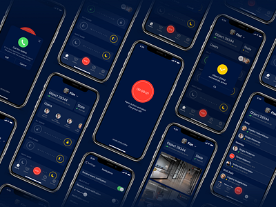 Mobile app for the security company