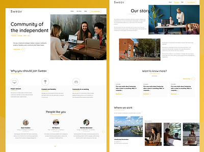 Landing page design uiux