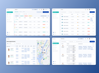 Management platform for clinic in healthcare industry design ui uiux