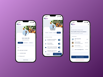 Health platform design uiux