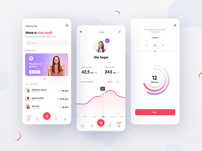 Wellbeing app - concept