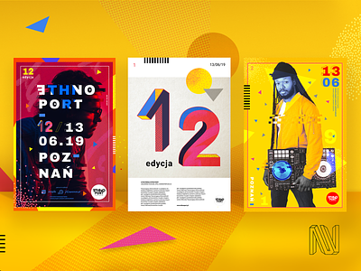 Ethno Port Festival - posters abstract animation brand brand identity branding design concept concept design design digital iconography identity illustraion logo numbers poster art poster design shapes symbol typography ui