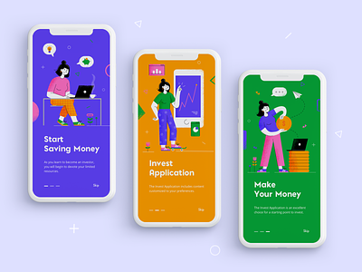 Investment App Onboarding - concept
