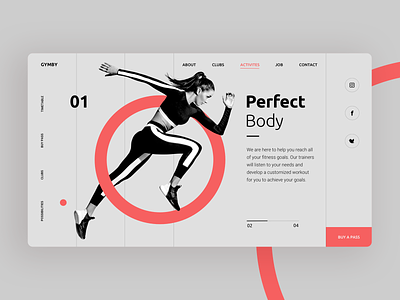 Perfect Body website - concept