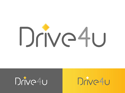 Drive4u Logo drive4u grey logo yellow logo