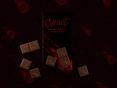 Packaging for chocolate branding communication design illustration packaging