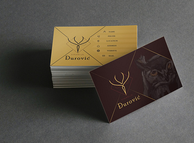 Business card branding communication design design logo