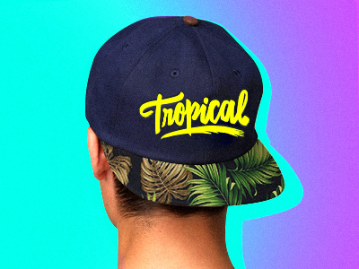 it's the tropical hat! bangerz brazil do bem flower pattern hardcuore hat pattern tropical