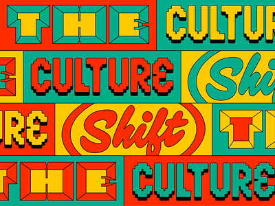 The Culture Shift by Facebook facebook identity lettering the culture shift typography