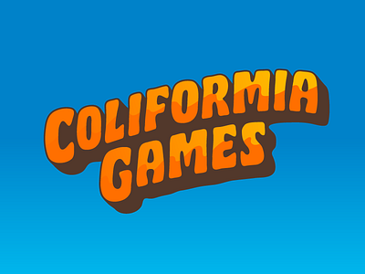 Coliformia Games coliformia games lettering logo logotype rio 2016 type typography