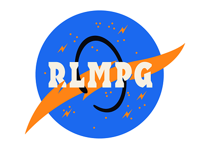 RLMPG lettering logo logotype type