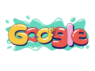 Google - Stickers brazil google google allo illustration lettering logo logotype typography
