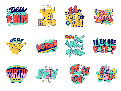 Google - Stickers brazil google google allo illustration lettering rio stickers