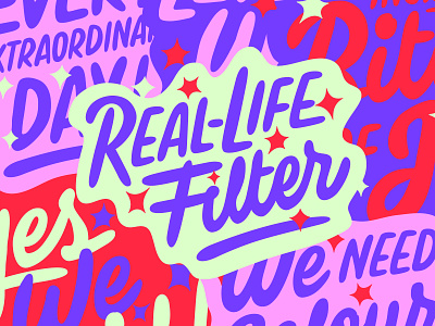 Real-Life Filter estudio bingo lettering