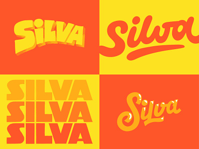 Bloco do Silva brazil custom type lettering logotype type typography