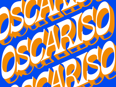 OSCARISO design lettering logotype risograph type typography workshop