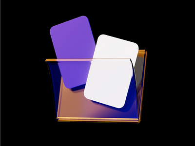 3D folder icon